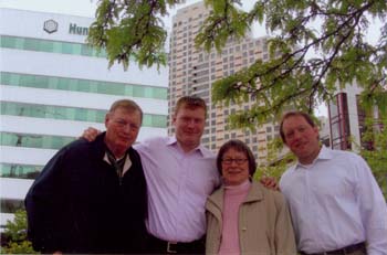 Donald, Dustin, Dixie Lee, Derek Anderson family